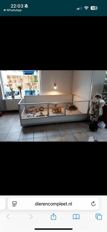 Konijnenhok knaagdierverblijf binnenhok - hamsterhok beschikbaar voor biedingen