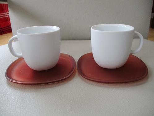 Nespresso - porselein - glas - design, Huis en Inrichting, Keuken | Keukenbenodigdheden, Gebruikt, Ophalen of Verzenden