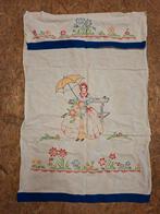 Vintage handdoekenrek kleedje , overhanddoek, Ophalen of Verzenden