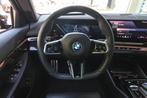 BMW i5 eDrive40 M Sport / Panoramadak / Trekhaak / Adaptieve, Achterwielaandrijving, Gebruikt, Zwart, Met garantie (alle)
