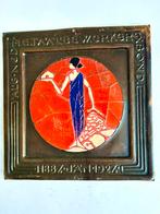 Eisenloeffel ANMB Plaquette 1927 art deco, Antiek en Kunst, Ophalen of Verzenden