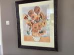 Schilderij prent van Gogh zonnebloem, Ophalen, Zo goed als nieuw