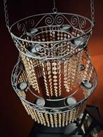 Decoratieve hangkandelaar met kralen, Ophalen of Verzenden, Overige materialen