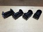 9V Trein Rails 4x Houder met Wielstellen (5304 of 2878c01), Ophalen of Verzenden, Gebruikt, Losse stenen, Lego