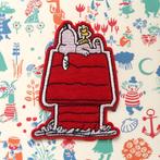 Snoopy en Woodstock Opstrijkplaatje patch badge applicatie, Verzenden, Snoopy, Nieuw, Gebruiksvoorwerp