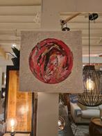 Schilderij met kleurrijke cirkel | Showroommodel Houtmijn, Nieuw, Ophalen of Verzenden, Schilderij, Minder dan 50 cm