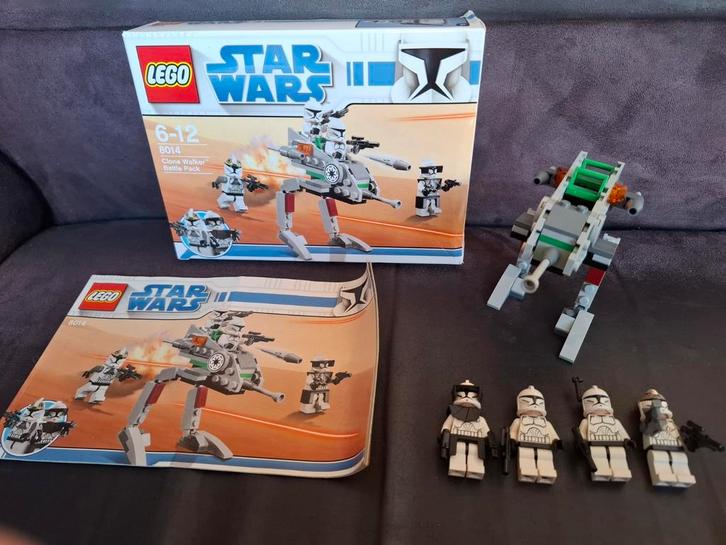 Lego Star Wars 8014 Clone Walker Battle Pack with box, Kinderen en Baby's, Speelgoed | Duplo en Lego, Zo goed als nieuw, Lego