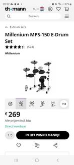 Millenium MPS-150 elektrischdrumset, Ophalen, Zo goed als nieuw, Overige merken, Elektronisch
