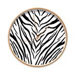 Kinderklok Wandklok Zebra Print Zebrastrepen Dutch Sprinkles, Info@dutchsprinkles.nl, Ophalen of Verzenden, Wanddecoratie, Dutch Sprinkles
