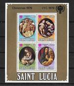 St. Lucia Michel blok 19 postfris KERSTMIS, Ophalen of Verzenden, Postfris, Midden-Amerika
