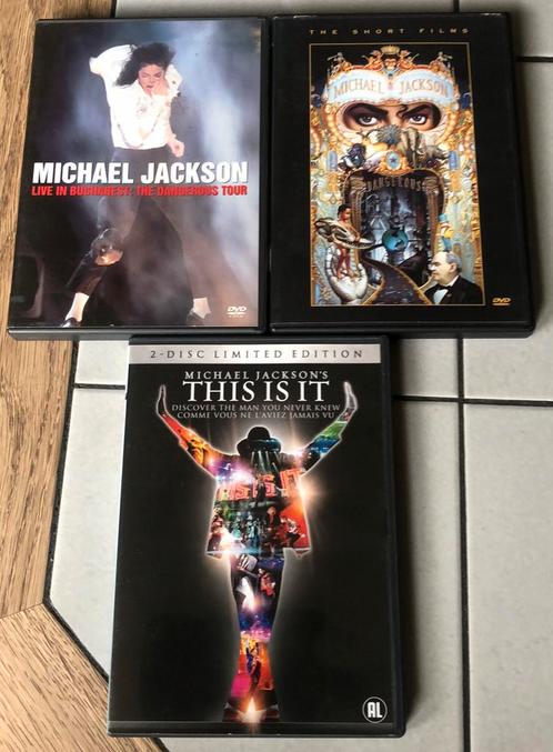 3 michael jackson dvd’s zgan, Cd's en Dvd's, Dvd's | Muziek en Concerten, Zo goed als nieuw, Documentaire, Boxset, Alle leeftijden