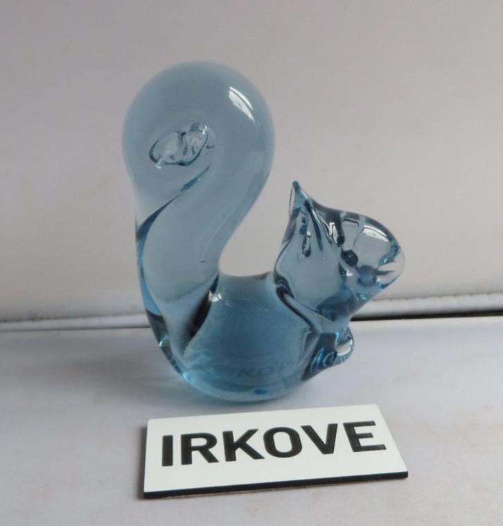 MURANO KRISTAL * EEKHOORN, DOLFIJN EN OLIFANT * Kristal *, Verzamelen, Porselein, Kristal en Bestek, Zo goed als nieuw, Beeldje(s)