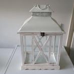 Wit windlicht - 54cm hoog, Antiek en Kunst, Ophalen