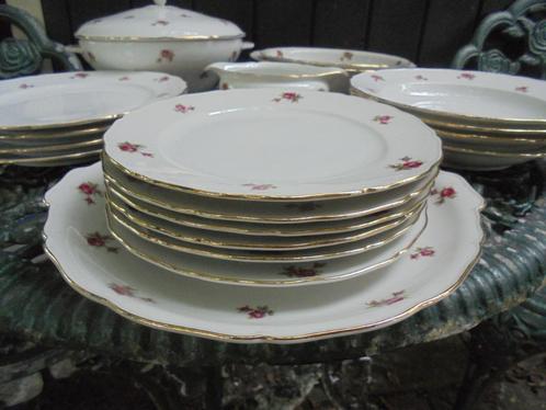 Gebakstel Seltmann Weiden ROSE Bavaria roze roosjes + meer, Antiek en Kunst, Antiek | Servies compleet, Ophalen of Verzenden