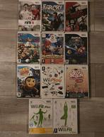 Wii met verschillende spellen, 1 speler, Ophalen of Verzenden, Zo goed als nieuw, Vanaf 3 jaar
