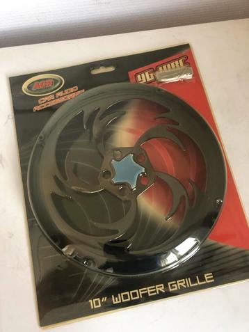 ACR YG-10BC Woofer Grill - Zwart Chroom new old stock beschikbaar voor biedingen
