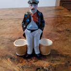 Vintage porseleinen peper-, zout en mosterdpot. Zeeman., Ophalen of Verzenden, Zo goed als nieuw