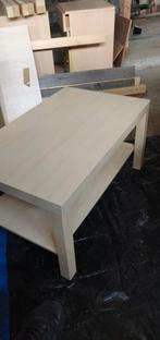 LACK Ikea salontafel, licht eiken kleur, Ophalen, Gebruikt, 50 tot 100 cm, Vierkant