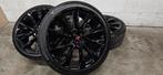 21" Tesla Model S twin turbine orig velgen zomerbanden TPMS, Banden en Velgen, V, Personenwagen, V