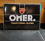OMER. Traditional Blond Reclamebord, Ophalen of Verzenden, Zo goed als nieuw, Reclamebord