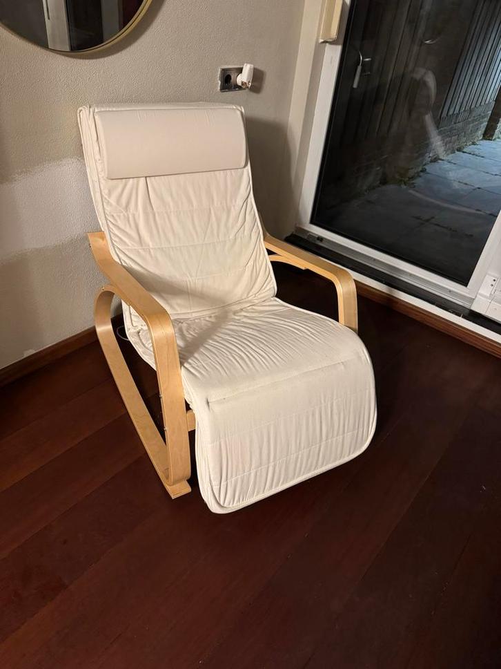 IKEA POÄNG Schommelstoel - Comfortabel!, Huis en Inrichting, Fauteuils, Zo goed als nieuw, Ophalen of Verzenden