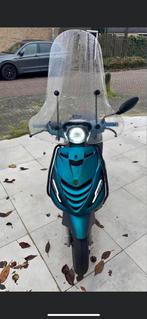 Piaggio zip blauw kenteken snorscooter 2021 1 eig, Maximaal 25 km/u, Benzine, Ophalen of Verzenden, Zo goed als nieuw