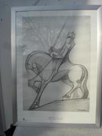 2 stuks Art print posters Josep Maria Subirachs, Rechthoekig Staand, Met lijst, Ophalen of Verzenden, Zo goed als nieuw
