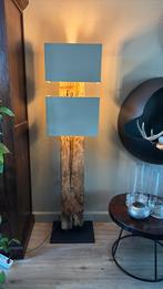 Prachtige drijfhout vloerlamp…eyecatcher, Huis en Inrichting, Lampen | Vloerlampen, Ophalen, Gebruikt, Landelijk, 150 tot 200 cm