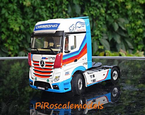 Mercedes Actros  MP4  Giga Space, Hobby en Vrije tijd, Modelauto's | 1:50, Zo goed als nieuw, Bus of Vrachtwagen, Wsi, Ophalen of Verzenden