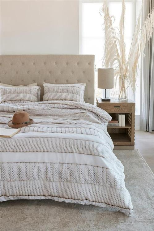 Riviera Maison dekbedovertrek COZINESS half geld, Huis en Inrichting, Slaapkamer | Beddengoed, Nieuw, Dekbedovertrek, Eenpersoons