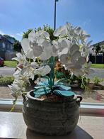 te koop set bloempotten en lampen, Tuin en Terras, Bloempotten, Overige vormen, Aardewerk, 40 tot 70 cm, Ophalen