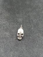 zilver kleurige Skul hals hanger, Verzenden, Zo goed als nieuw, Hanger