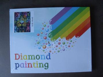 Diamond Painting Tijger / Kleurrijke panter  - NIEUW !!!