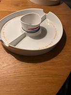 Riverdale serveerschaal met dip bakje, Huis en Inrichting, Keuken | Servies, Ophalen of Verzenden, Zo goed als nieuw, Overige stijlen