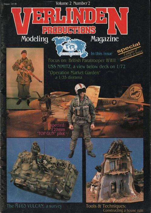Verlinden modelling magazine Vol 2 No 2, Hobby en Vrije tijd, Modelbouw | Auto's en Voertuigen, Auto, 1:32 tot 1:50, Overige merken
