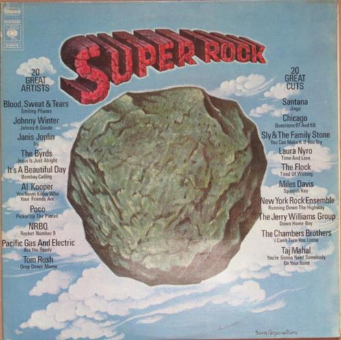 lp,Various – Super Rock - 20 Great Artists 20 Great Cuts, Cd's en Dvd's, Vinyl | Verzamelalbums, Gebruikt, Pop, Ophalen of Verzenden