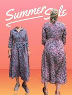 Pieces jurk maat S 36 panterprint roze mint groen, Ophalen of Verzenden, Zo goed als nieuw, Roze, Maat 36 (S)