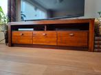 Teak houten tv-meubel, Ophalen, Gebruikt, 150 tot 200 cm, Teakhout