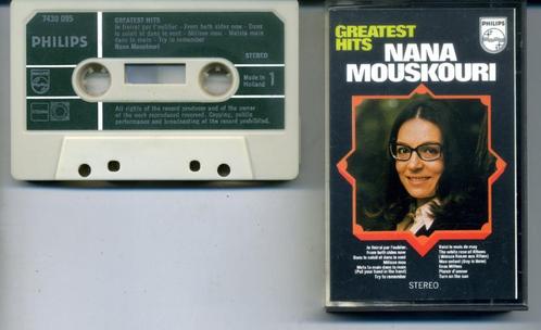 Nana Mouskouri Greatest Hits 12 nrs cassette 1973 ZGAN, Cd's en Dvd's, Cassettebandjes, Zo goed als nieuw, Origineel, Pop, 1 bandje