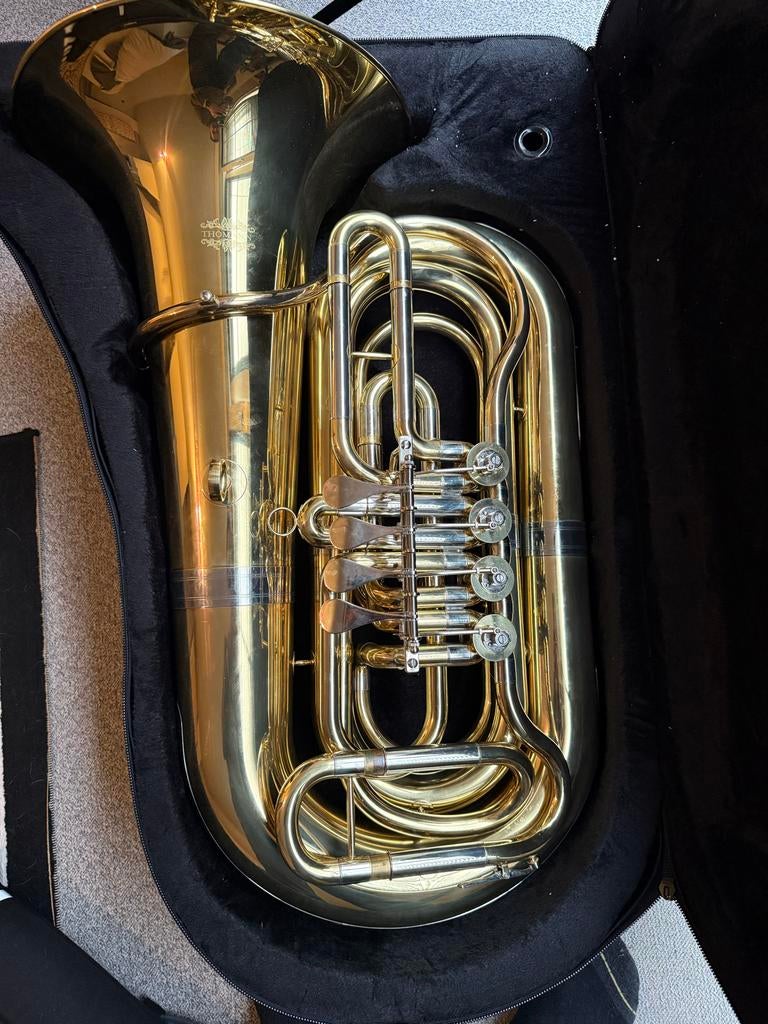 Bes Bas Tuba Thomann - Perfecte Staat, Ophalen, Zo goed als nieuw, Bes-tuba, Met koffer of draagtas