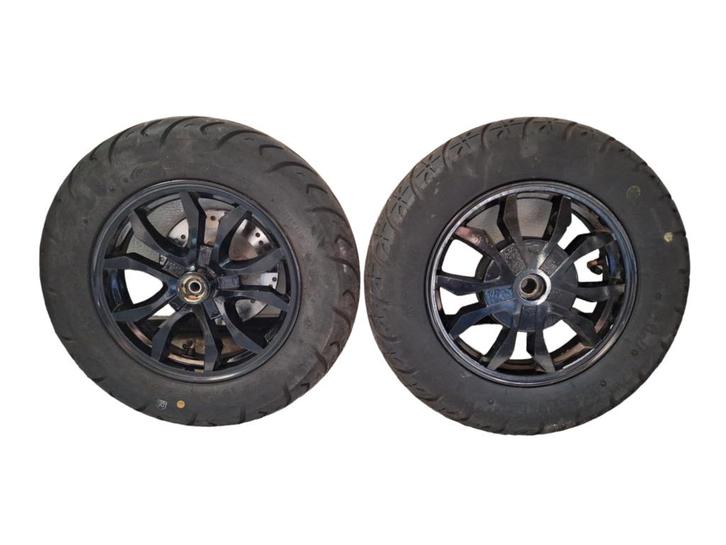 Bandenset velgenset origineel AGM VX50 10 inch, Fietsen en Brommers, Brommeronderdelen | Scooters, Gebruikt, Ophalen of Verzenden