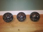 Decoratie bollen met stukjes glas, Huis en Inrichting, Woonaccessoires | Overige, Ophalen of Verzenden, Nieuw