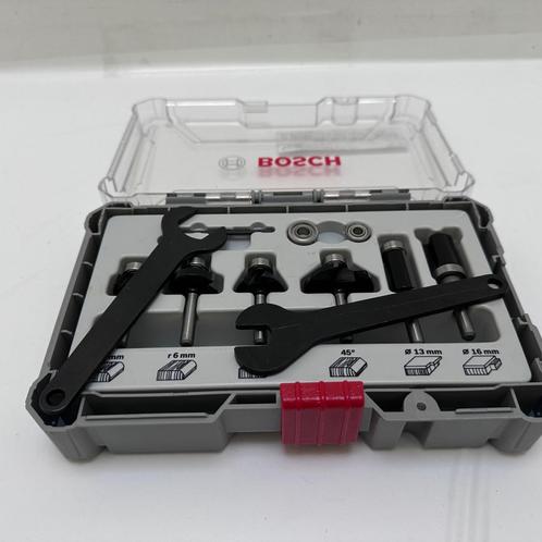 Bosch Freesset 6 Pcs. | Nieuw in Doos, Doe-het-zelf en Verbouw, Gereedschap | Overige machines, Zo goed als nieuw