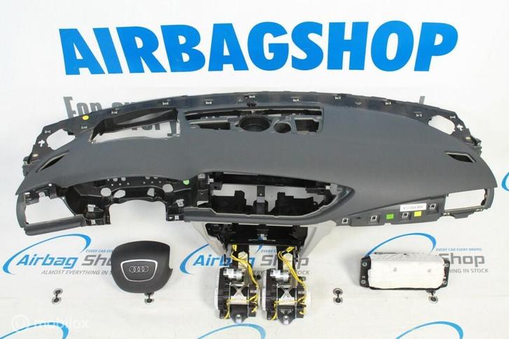 Airbag set - Dashboard 4 spaak HUD grijs beige Audi A7 4G, Auto-onderdelen, Dashboard en Schakelaars, Gebruikt, Ophalen of Verzenden