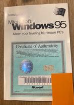 Windows 95 certificaat + installatie boekje, Computers en Software, Vintage Computers, Ophalen of Verzenden, Microsoft