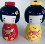 Spaarpot 2x Kokeshi popjes, Verzamelen, Spaarpotten, Ophalen of Verzenden, Zo goed als nieuw, Steen, Aardewerk of Keramiek, Overige thema's