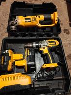Dewalt Gereedschapset - Slijptol & Klopboormachine, Doe-het-zelf en Verbouw, Gereedschap | Boormachines, Ophalen, Gebruikt, Boormachine