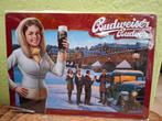 reclamebord Budweiser Budvar (in originele verpakking), Ophalen of Verzenden, Nieuw, Reclamebord, Plaat of Schild, Overige merken