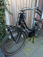 Zeer nette mat zwarte 28 inch damesfiets, weinig gebruikt!, 53 tot 56 cm, Versnellingen, Zo goed als nieuw, Ophalen