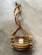 Vest Keramiek v Woerden Gouda hangpot plantenhanger vintage, Ophalen of Verzenden